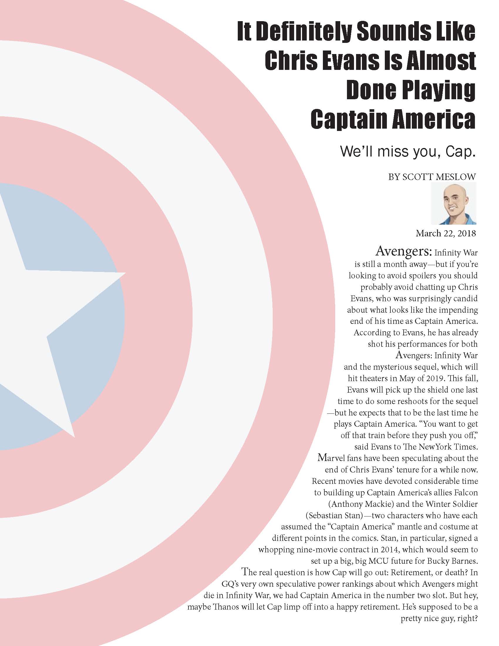 Chris Evans Article